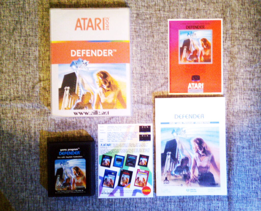 Jeu Atari 2600 Defender en boîte sans notice (n°7648S